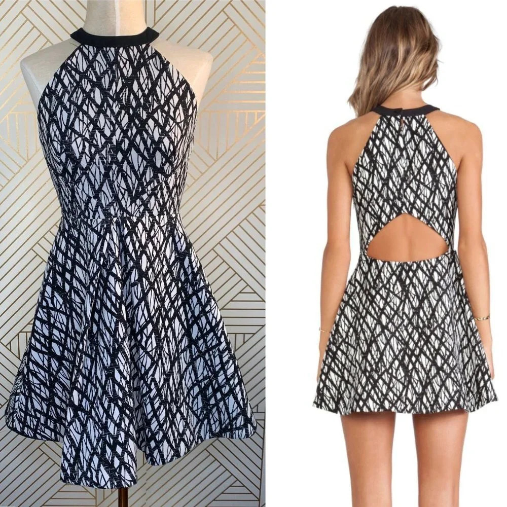 Keepsake Adore You Mini Dress Twig Print